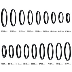 K&F Concept K&F Kit de 18 bagues d'adaptation et de réduction pour filtres universel K&F Kit de 18 bagues d'adaptation et de réduction pour filtres universel6936069220872