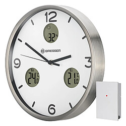BRESSER MyTime Io NX Horloge murale radio pilotée - blanc 8020211GYE000