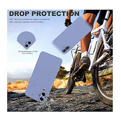 Acheter Htdmobiles Coque pour Samsung Galaxy A06 - housse etui silicone gel fine + film ecran - MAUVE