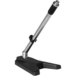 A114CH Pied court embase en triangle Chrome Quik Lok