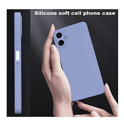 Avis Htdmobiles Coque pour Samsung Galaxy A06 - housse etui silicone gel fine + film ecran - MAUVE