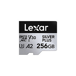 LEXAR Carte microSDXC Silver Plus UHS-1 256Go R205/W150 V30