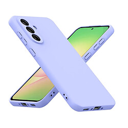 Htdmobiles Coque pour Samsung Galaxy A36 et A56 5G - housse etui silicone gel fine + film ecran - MAUVE