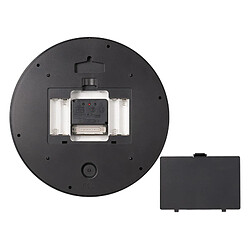 BRESSER MyTime LEDsec Horloge murale 24 cm - anthracite 8020215MGU000