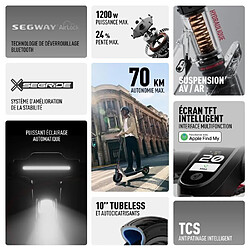 Trottinette électrique Segway Ninebot F3 Pro E 550 W Gris et Noir