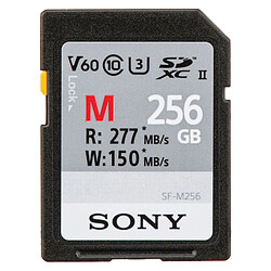 SONY Carte SDXC USH-II Série M 256GB 277MB/s