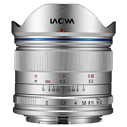 LAOWA Objectif 7,5mm f/2 MFT (4/3) standard argent