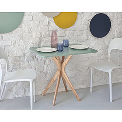 Avis Ragaba Table de cuisine rectangulaire - Bleu marine