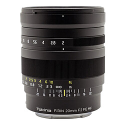 TOKINA Objectif FIRIN 20mm f/2 compatible avec Sony FE