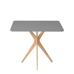 Ragaba table de cuisine rectangulaire - Béton gris