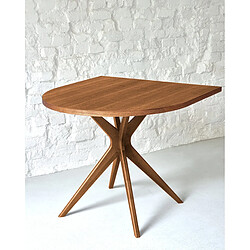 Acheter Ragaba Table à manger demi-ovale - Chêne