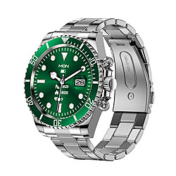 Montre connectée intelligente AW12 avec Bluetooth pour hommes - Cadran rotatif - Vert
