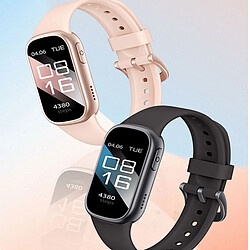 Bracelet connecté M8pro - Mesure température, tension artérielle, fréquence cardiaque, SpO2 - Noir