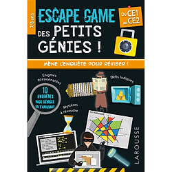 Escape game des petits génies !, du CE1 au CE2, 7-8 ans