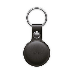 Mili Tracker Porte-clés MiTag Simili Cuir Apple Find My IP67 Noir