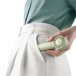 Avis Usams Mini Ventilateur de Poche Portable 3 Vitesses Compact Rechargeable 1200mAh Vert