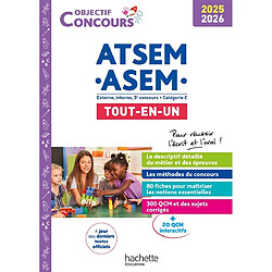 ATSEM, ASEM : tout-en-un : externe, interne, 3e concours, catégorie C, 2025-2026