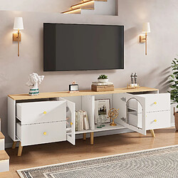Table Basse Design Effet Béton Noir Avec Rangement - 90x45x35 Cm | Salon Moderne Et Fonctionnel