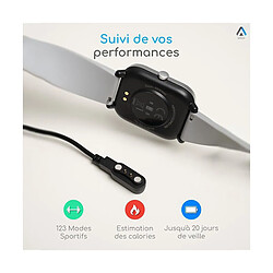 Acheter ABYX Montre Connectée Multisport 1.6" Fit Ozone 3 IP68 Suivi Santé Gris