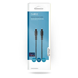 Avis Nedis Câble Audio Optique Toslink Male Male 2m Son Numérique Noir
