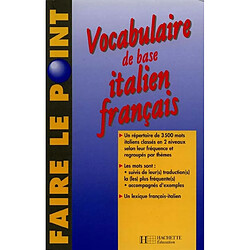 Vocabulaire de base italien-français