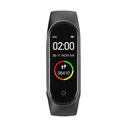 ABYX Montre Connectée Multisport 0.96" Fit Lime IP67 Suivi Santé Noir