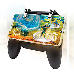 Utopia Manette 4 en 1 pour Smartphone Booster de Jeu avec Support et Ventilateur Noir