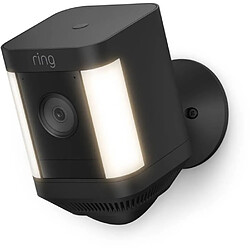 Caméra de surveillance - RING - Spotlight Plus à piles - Noire - UE pas cher