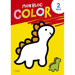 Mon bloc color 2 ans : le dinosaure