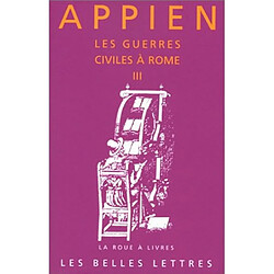 Les guerres civiles à Rome. Livre III - Occasion