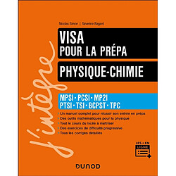 Physique chimie : MPSI, PCSI, MP2I, PTSI, TSI, BCPST, TPC