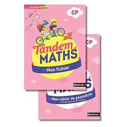 Tandem, maths CP : mon fichier + mon cahier de géométrie