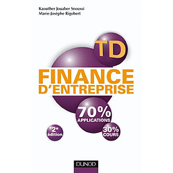 TD finance d'entreprise : 70% applications, 30% cours