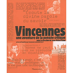 Vincennes, une aventure de la pensée critique - Occasion