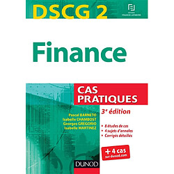 Finance, DSCG 2 : cas pratiques - Occasion