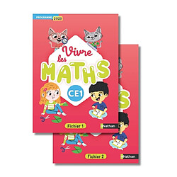 Vivre les maths CE1 : fichier élève : programme 2025
