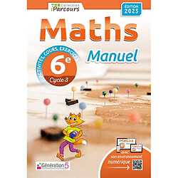 Manuel iParcours maths 6e (édition 2025)