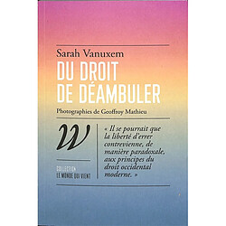 Du droit de déambuler