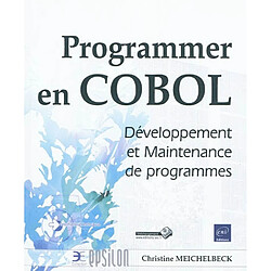 Programmer en COBOL : développement et maintenance de programmes - Occasion