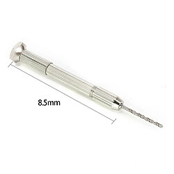 Mini perceuse à main bois - 10 pièces Perceuse manuelle pour bois - mandrin quick change - aluminium - 10 pièces