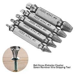 Kit extracteur de vis endommagées - 6 pièces