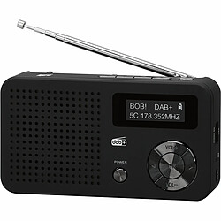 Imperial DABMAN 13 - Noir Radio portable DAB+ / FM - 10 présélections par bande - Écran LCD éclairé - Réveil et minuterie - Entrée auxiliaire - Sans Wi-Fi ni Bluetooth
