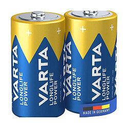 VARTA Piles C LR14 Longlife Power 2 Pièces