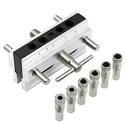 Guide de perçage pour bois - 8 pièces Guide de perçage pour perceuse - pour bois - en acier