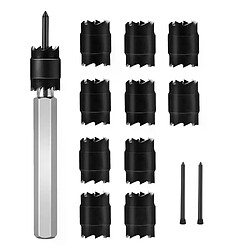 Foret soudage par points HSS - 9 pièces