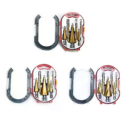 Jeu de forets étagés métal - 6 pièces