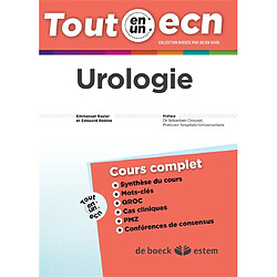 Urologie : cours complet