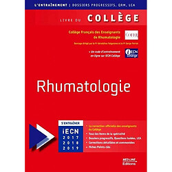 Rhumatologie : iECN 2017, 2018, 2019
