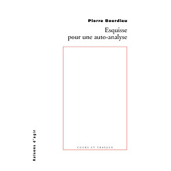 Esquisse pour une auto-analyse