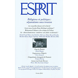 Esprit, n° 372. Religions et politique : séparations sous tension